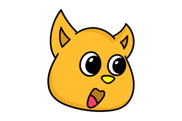 Animal Head Cat Gape Expression: The Playful Font for Bold Brands
