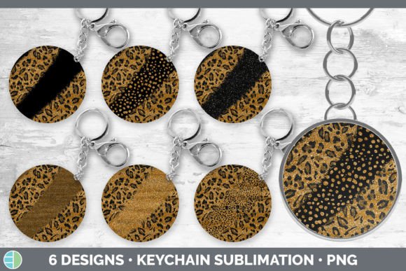Animal Print Glitter Keychain Bundle | K: A Designer's Take
