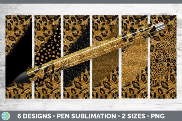 Animal Print Glitter Pen Wraps | Epoxy S: A Bold Sublimation Design Bundle
