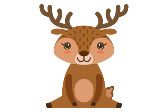 Baby Deer Font: A Cute Cartoon Animal Forest Typeface