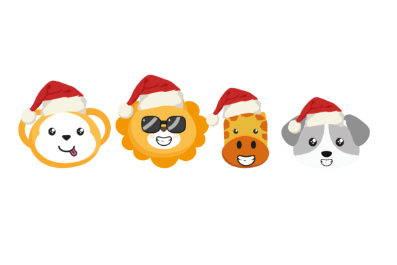 Design Animal Christmas Vector: Festive Charm for Every Project