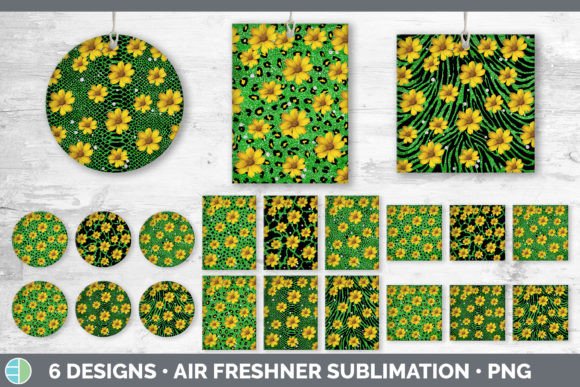 Green Animal Print Air Freshener | Subli: Bold Patterns for Modern Brands
