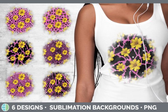 Pink Animal Print Background | Grunge Sublimation Bundle
