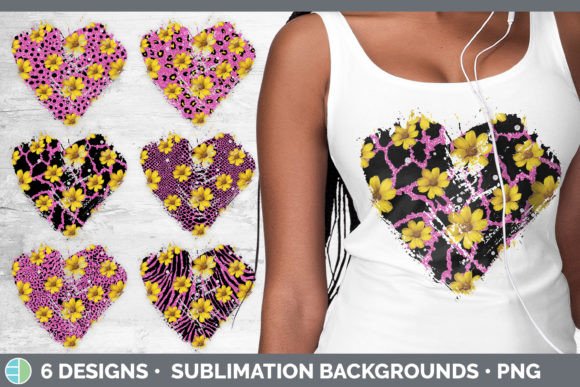 Pink Animal Print Heart Distressed Clipa: Style Meets Function