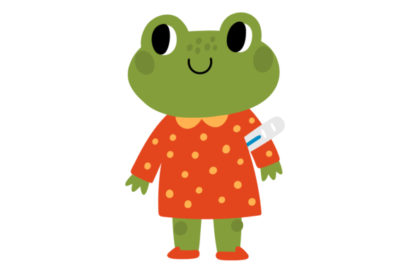 Sick Baby Frog: The Adorable Character for Creative Projects