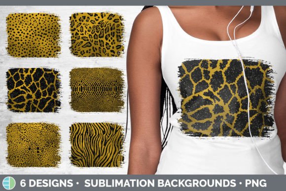 Unleash Wild Elegance with Amber Animal Print Distressed Sublimation